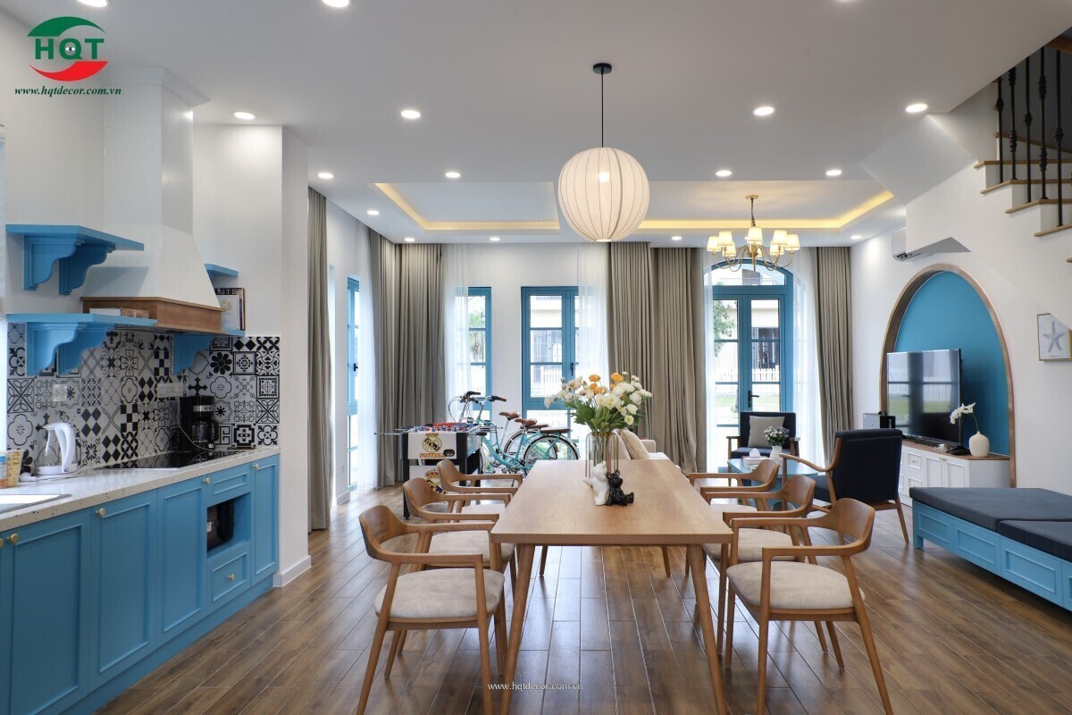 BLUE VILLA - MS 01: Biệt thự song lập 10x20m