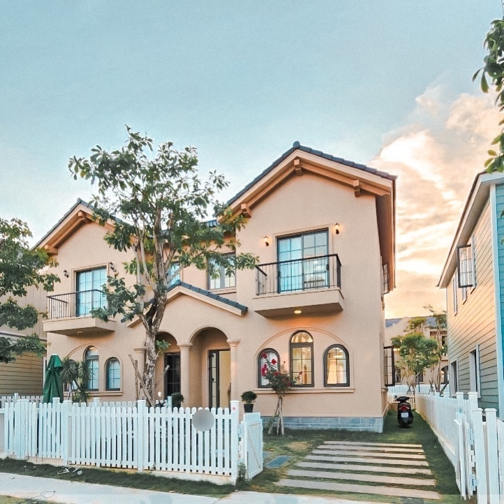 SKY VILLA - MS 33: Biệt thự song lập 8x20m