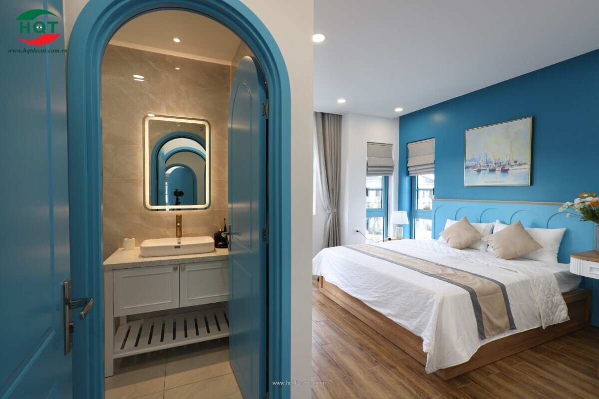 BLUE VILLA - MS 01: Biệt thự song lập 10x20m