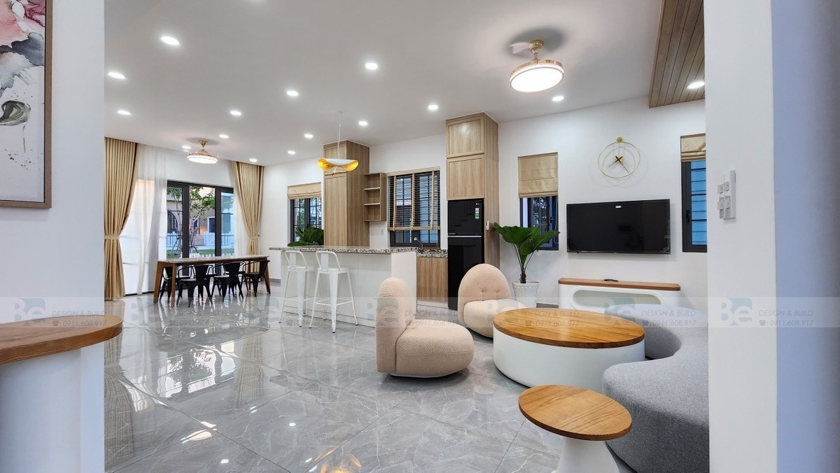 SKY VILLA - MS 33: Biệt thự song lập 8x20m