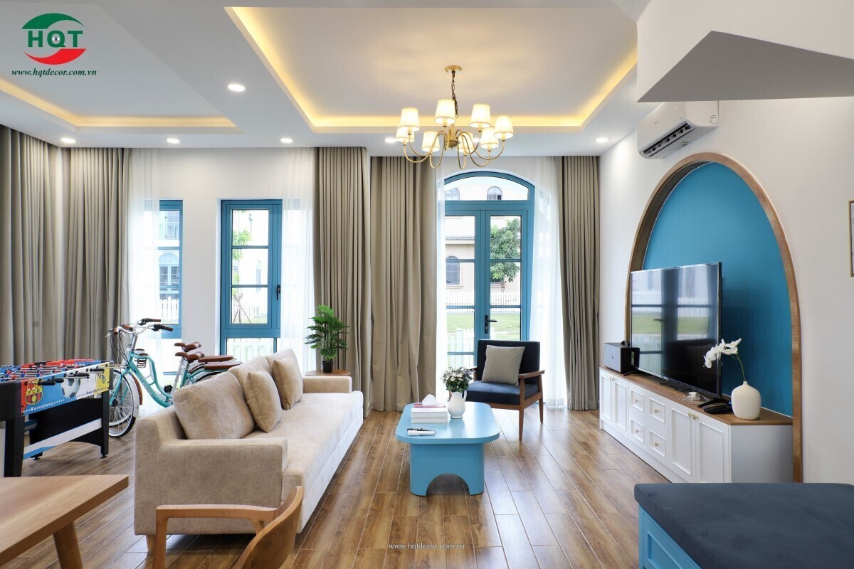 BLUE VILLA - MS 01: Biệt thự song lập 10x20m