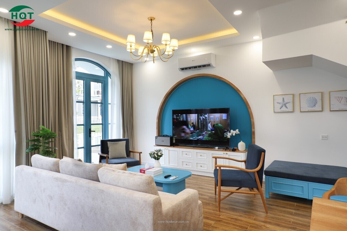 BLUE VILLA - MS 01: Biệt thự song lập 10x20m