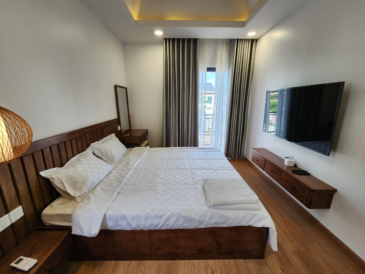 DUY QUÂN VILLA 5 - MS 204: Biệt thự song lập 8x20m - Đối diện công viên