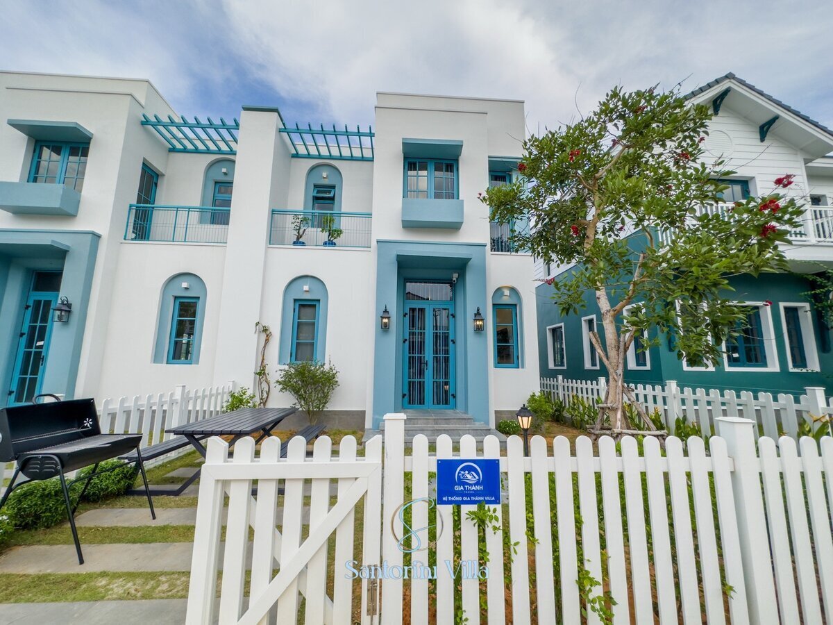 SANTORINI VILLA 2 - MS 06: Biệt thự song lập 8x20m - 04 Phòng ngủ