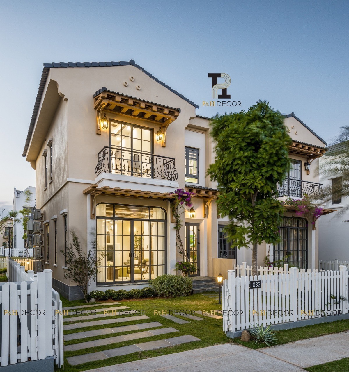 SUNRISE VILLA - MS 21: Biệt thự song lập 8x20m