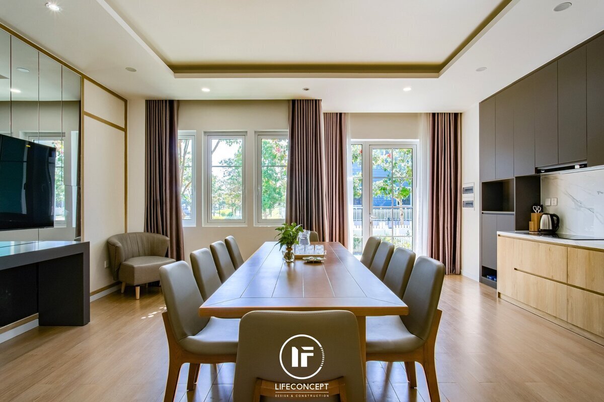 SEA SUN VILLA - MS 18: Nhà phố 6x20m - 4 Phòng ngủ - Đối diện hồ bơi