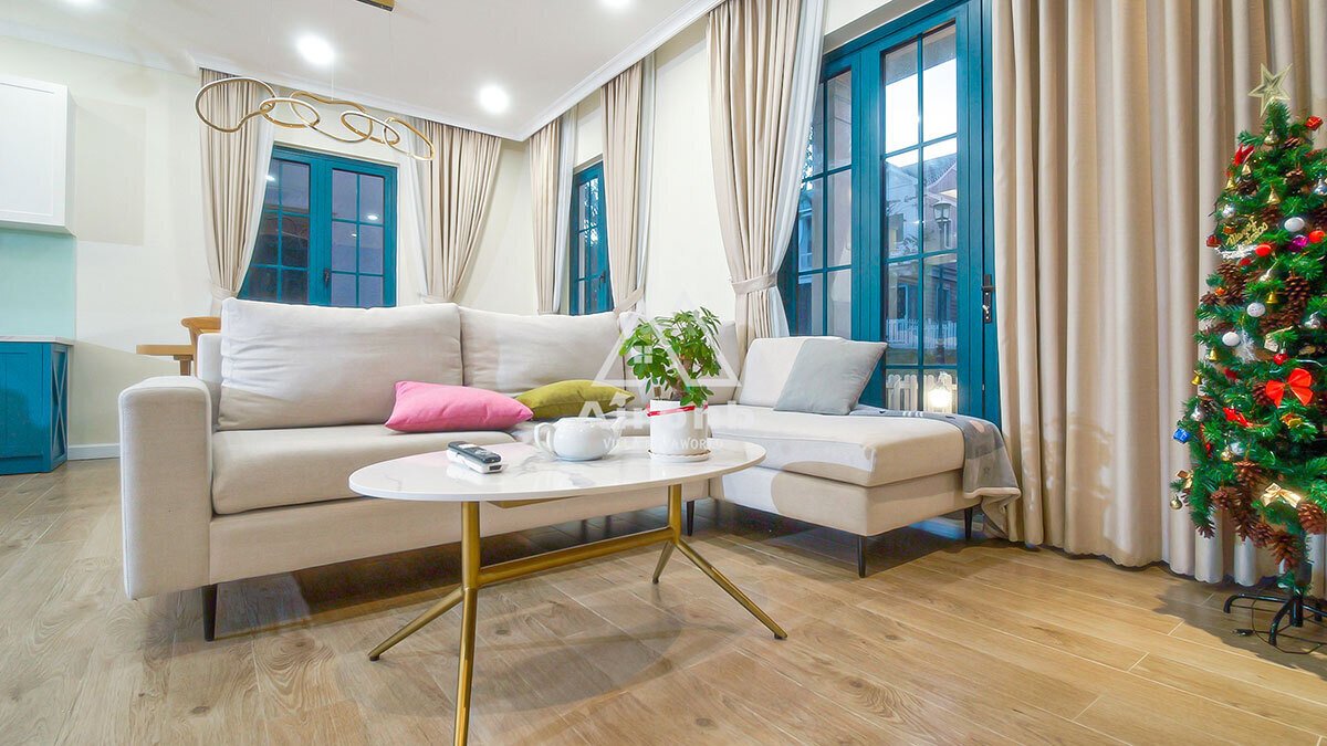 SIX SENSES VILLA - MS 05: Biệt thự song lập 8x20m - Gần hồ bơi