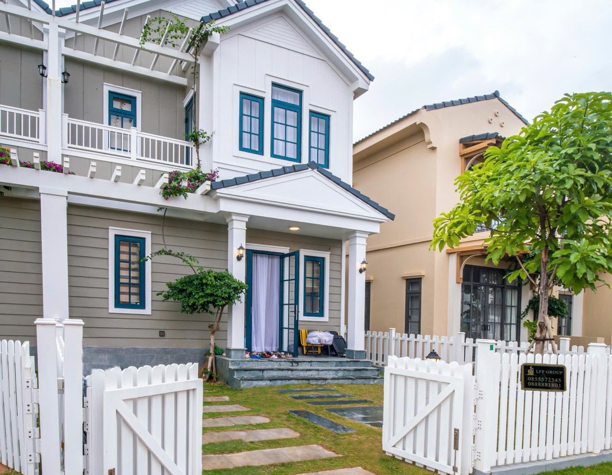 VILLA 140213 - L01: Biệt thự song lập 8x20m (4 Phòng ngủ)