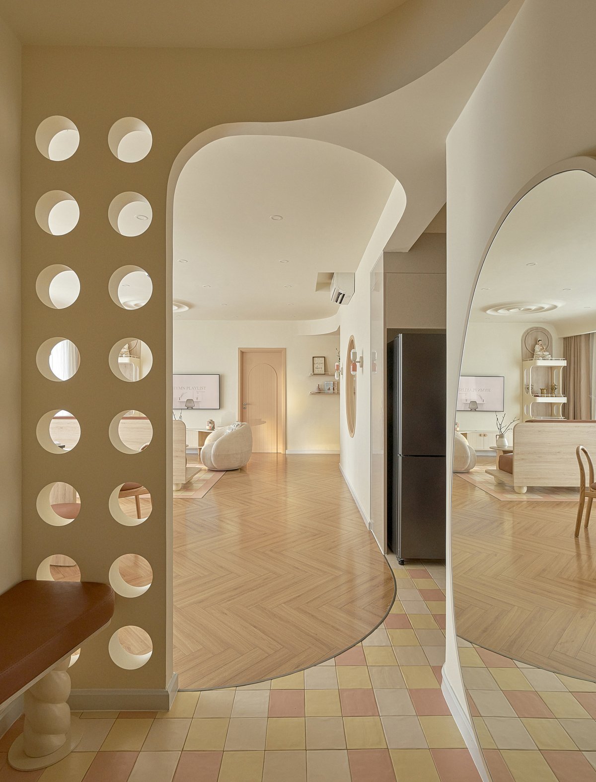 căn hộ có nội thất lấy cảm hứng từ mùa thu