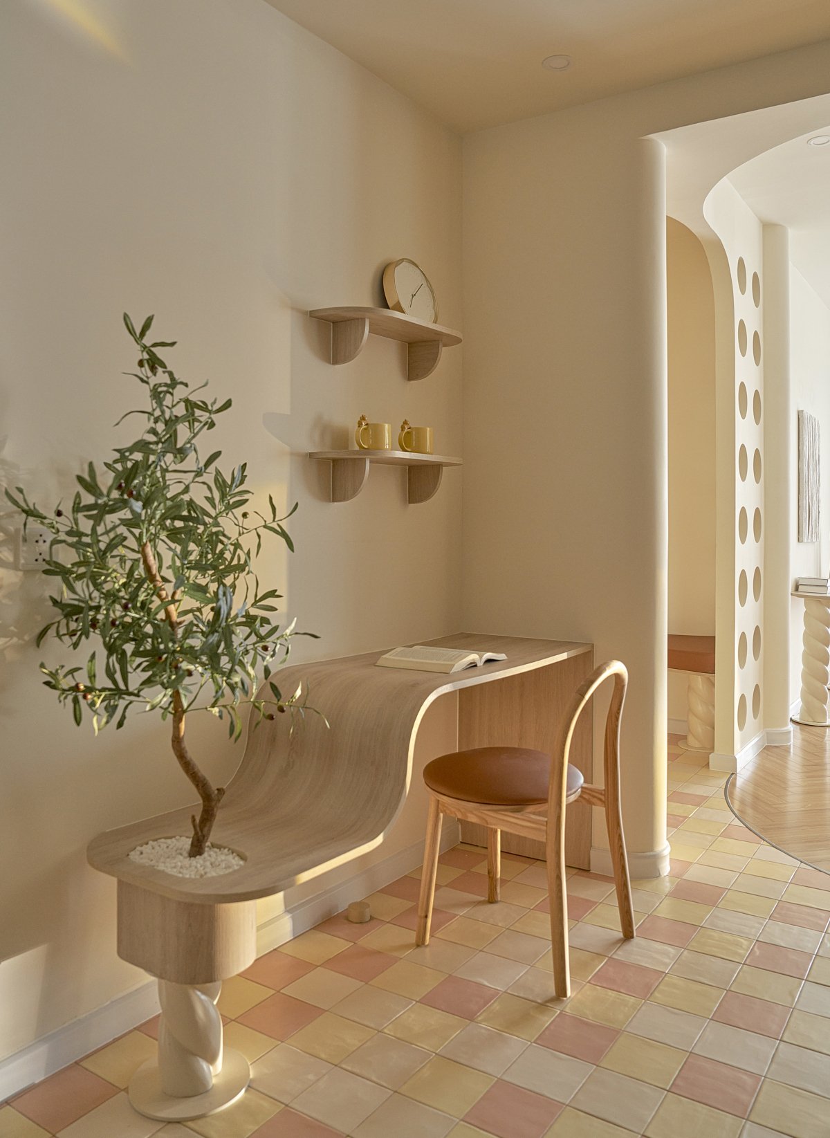 căn hộ có nội thất lấy cảm hứng từ mùa thu