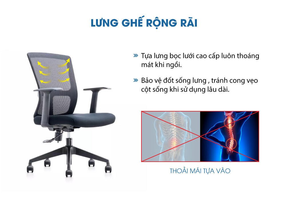 ghế công thái học vp48