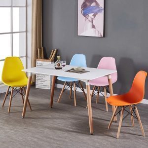 ghế eames không tay chân gỗ ag-07