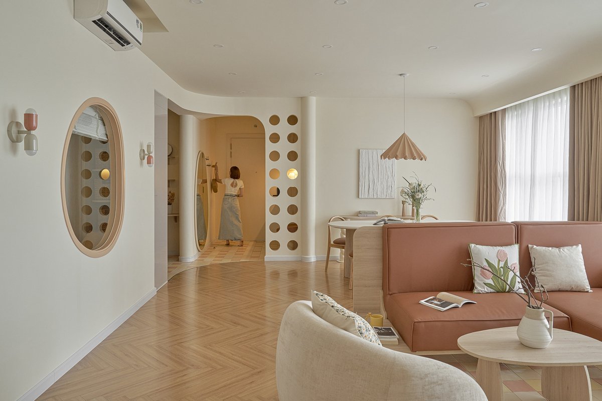 căn hộ có nội thất lấy cảm hứng từ mùa thu