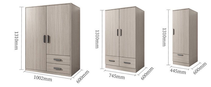 tủ áo bằng gỗ kiểu dáng nhỏ gọn ag-5024