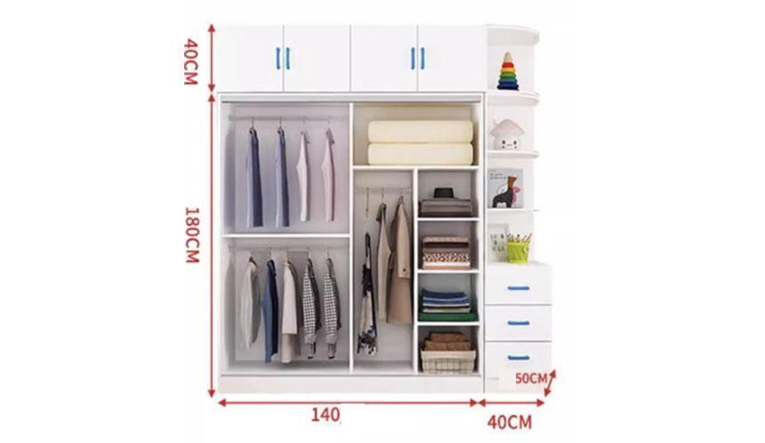 tủ để quần áo bằng gỗ cao cấp ag-5222