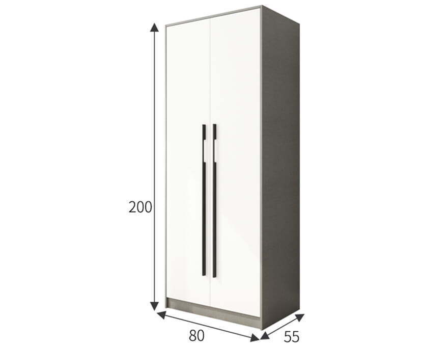 tủ quần áo hiện đại thiết kế nhã nhặn ag-5218