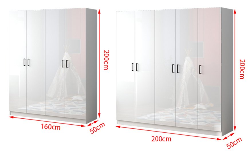 tủ quần áo hiện đại bằng gỗ cao cấp ag-5220