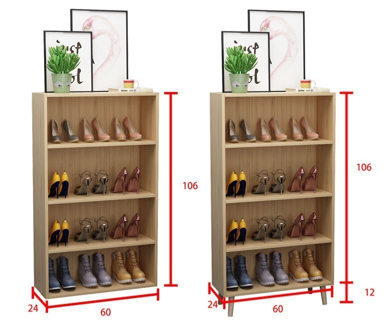 giá để giày lắp ghép đơn giản, tiết kiệm không gian ag15