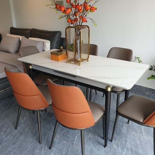 ghế ăn bọc da cao cấp charles ag31