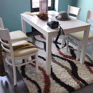 Bàn ghế ăn cabin 4 ghế màu tự nhiên AG 02