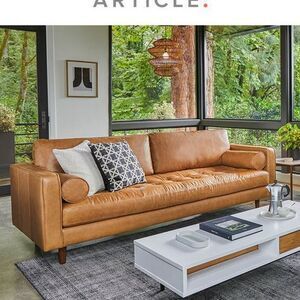 Sofa băng da bò thật AG-1