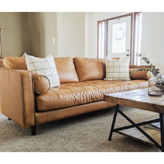 Sofa băng da bò thật AG-1