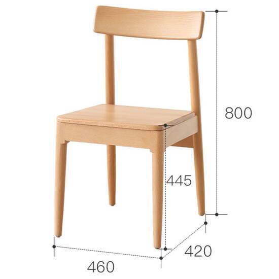 Bàn ăn bằng gỗ sồi 4 ghế AG-53