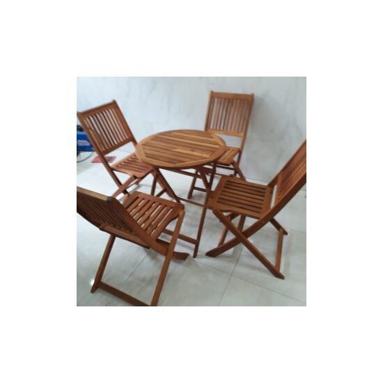 Bàn ghế gỗ xếp lớn G04