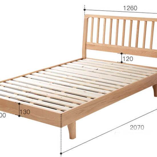 Giường ngủ gỗ tự nhiên thiết kế đẹp AG-40