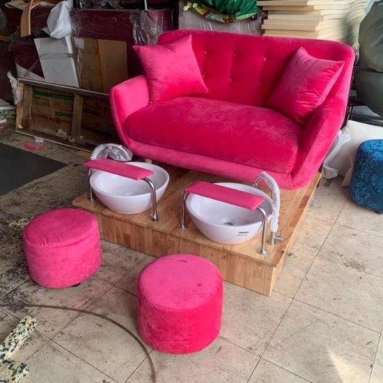 Ghế nail đôi– Mã AG35