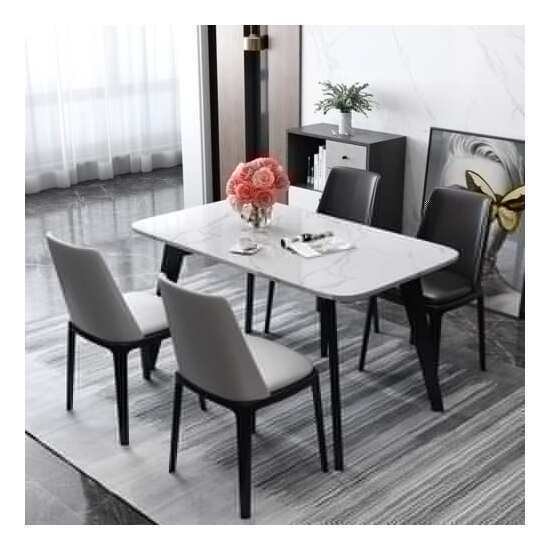 Bàn ghế ăn mặt đá AG-21