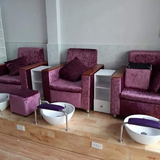 Ghế nail tím nhạt– Mã AG28