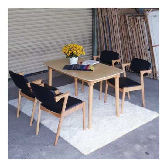 Bộ bàn ăn 4 ghế chân hưu AG-73