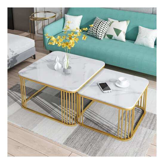 Bàn trà đôi hình vuông AG19