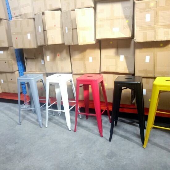 Ghế bar sắt Tolix không tựa AG9