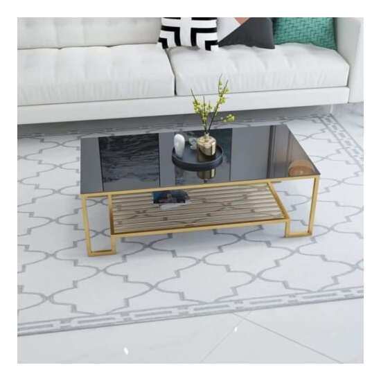 Bàn sofa 2 tầng mặt kính AG12