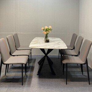 Bàn ăn 6 ghế nhập khẩu ZeNa AG 17