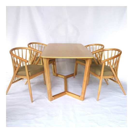 Bàn ghế ăn 12 nan AG-76