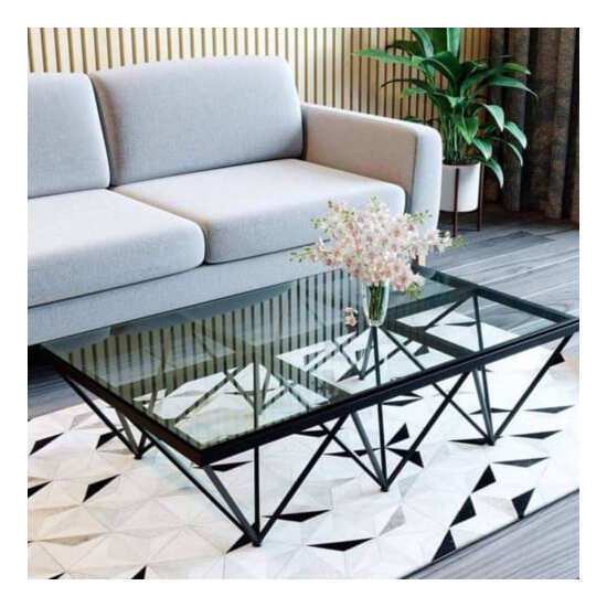 Bàn sofa mặt kính AG09