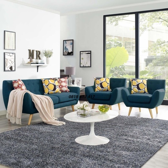 Sofa Văn Phòng xanh dương AG14