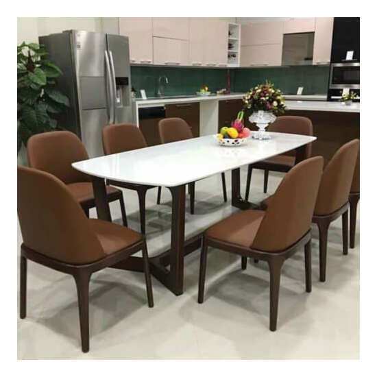 Bàn ghế ăn cao cấp grace 8 ghế mã AG-31
