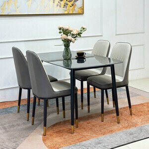 Bàn ăn 4 ghế monet không tay AG-18