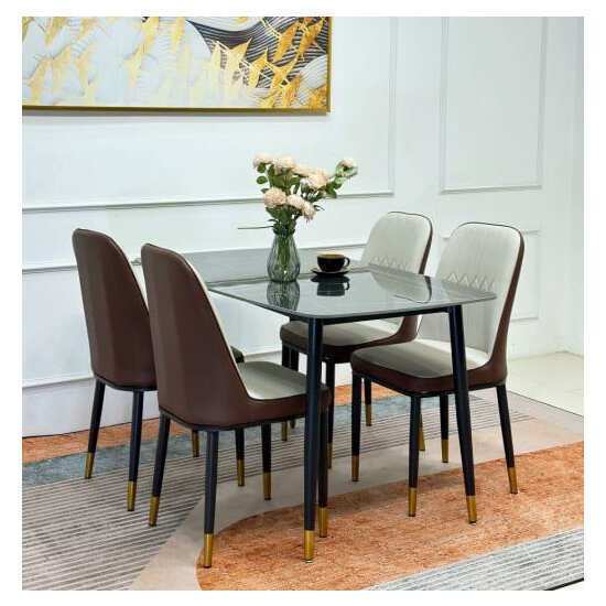 Bàn ăn 4 ghế monet không tay AG-18