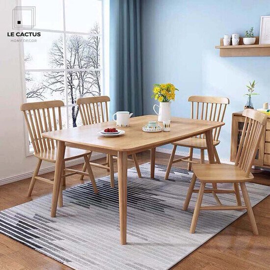 Bàn ăn song tiện 4 ghế AG-45