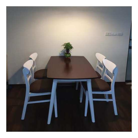 Bàn ghế ăn mango 4 ghế AG66