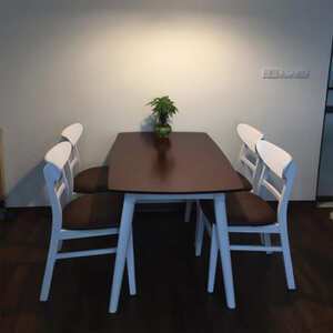 Bàn ghế ăn mango 4 ghế AG66