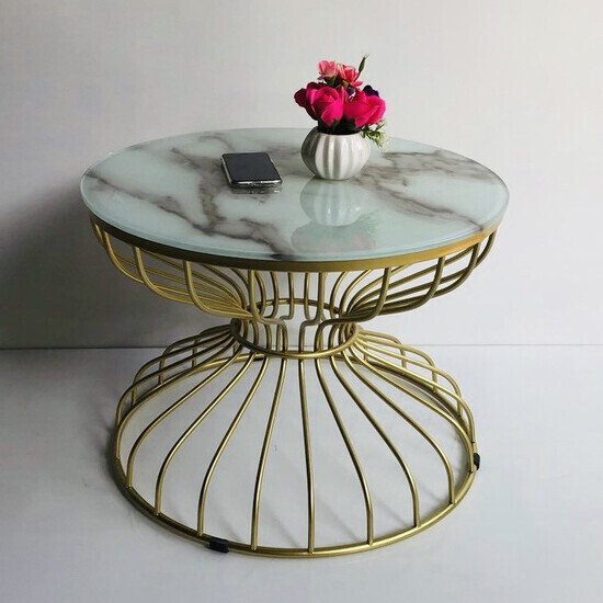 Bàn trà đồng hồ cát AG49