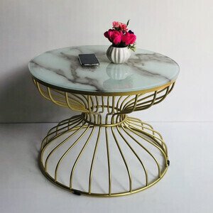 Bàn trà đồng hồ cát AG49