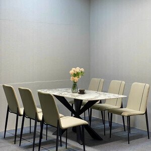 Bàn ăn 6 ghế nhập khẩu ZeNa AG 17