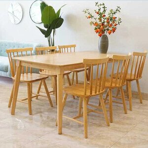 Bàn ăn song tiện 6 ghế AG-48